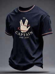 Men's Rip Captian 1940-2026 Printed T-shirt