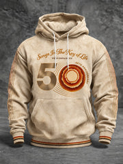 Men's 50 Years Of Songs In The Key Of Life Printed Hoodie