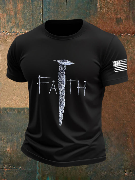 Men's Faith Cross Short Sleeve T-shirt