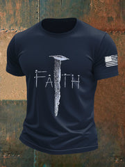 Men's Faith Cross Short Sleeve T-shirt