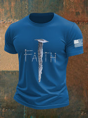 Men's Faith Cross Short Sleeve T-shirt