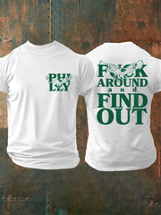 Men's Football Fans Lovers Gameday Casual Tee
