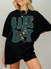 Women's Football Fans Lovers Gameday Casual Tee