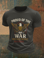 Men's Department of War 2025 Print short-sleeved T-shirt