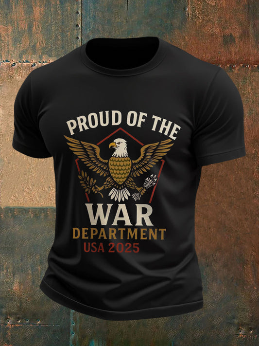 Men's Department of War 2025 Print short-sleeved T-shirt