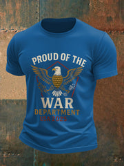 Men's Department of War 2025 Print short-sleeved T-shirt