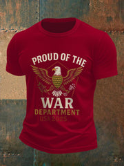 Men's Department of War 2025 Print short-sleeved T-shirt