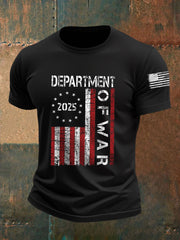 Men's Department of War 2025 Print short-sleeved T-shirt