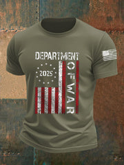 Men's Department of War 2025 Print short-sleeved T-shirt