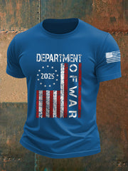 Men's Department of War 2025 Print short-sleeved T-shirt