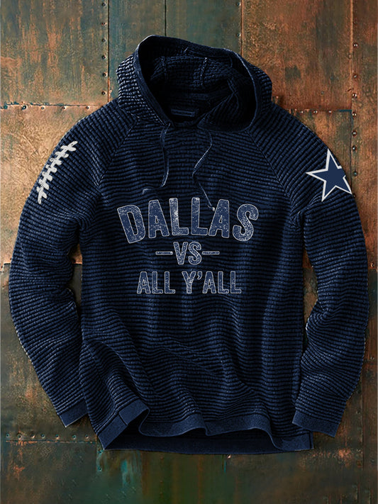 Men's Drop-Shoulder Hoodie (No Pockets)