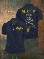 Men's Navy Birthday Shirt