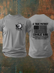Men's Freedom Is Not Free R.I.P Charlie Kirk Short Sleeve T-shirt