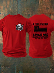 Men's Freedom Is Not Free R.I.P Charlie Kirk Short Sleeve T-shirt