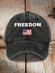 Unisex Freedom Is Not Free R.I.P Charlie Kirk Print Hat