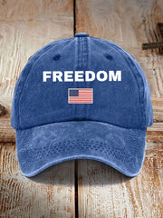 Unisex Freedom Is Not Free R.I.P Charlie Kirk Print Hat