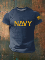 Men's Navy Aviation Short Sleeves T-shirt