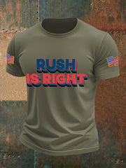 Men's rush was right T-shirts