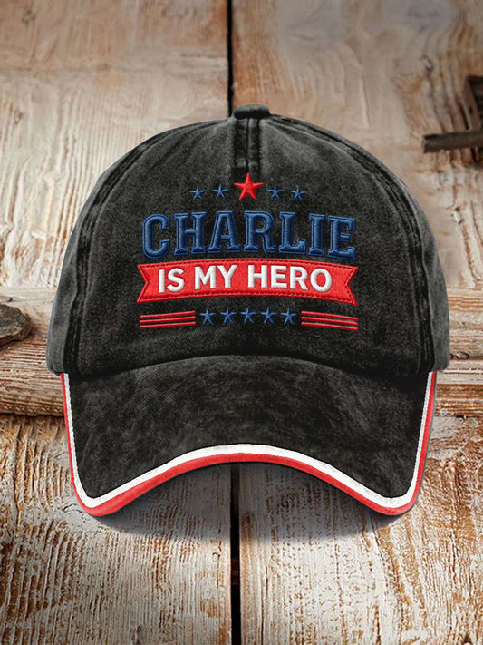 Unisex Resort RIP American Hero Design Print Hat