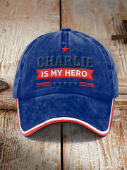 Unisex Resort RIP American Hero Design Print Hat