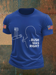 Men's rush was right T-shirts