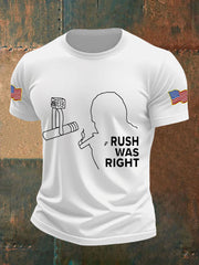 Men's rush was right T-shirts