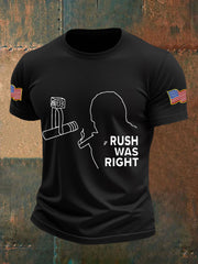 Men's rush was right T-shirts