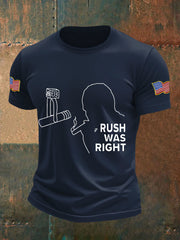Men's rush was right T-shirts