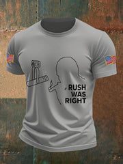 Men's rush was right T-shirts