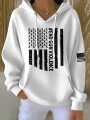 Women's End Gun Violence Printed Hoodie