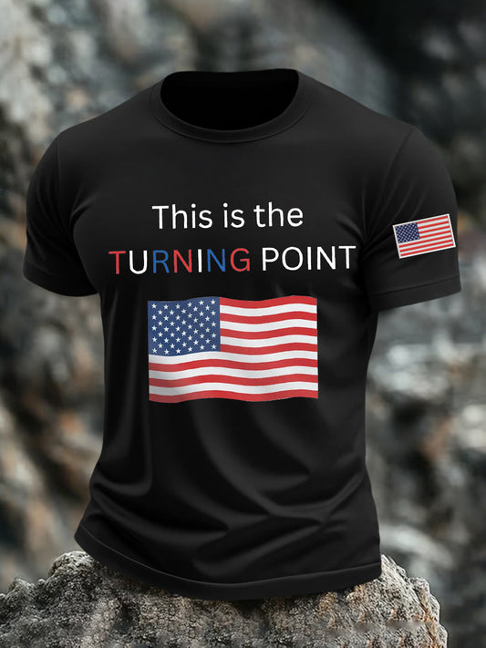 Men's This Is The Turning Point Printed T-shirt