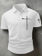 Men's It Is Finished Printed Casual Top