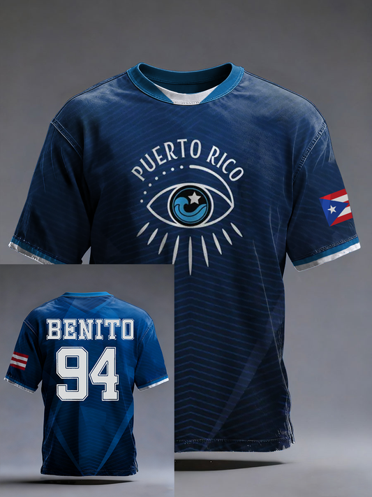 Men's Puerto Rico Benito Bad Bunny short sleeves t-shirt