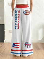 Women's Bunny Football Music Lover Printed Pants