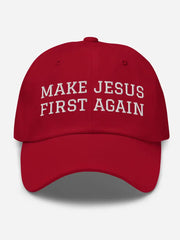 Unisex Make Jesus First Again Hat