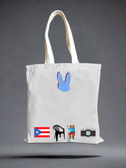 Bunny Football Music Lover Printed Bags
