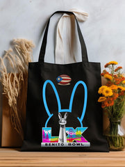 Bunny Football Music Lover Printed Bags
