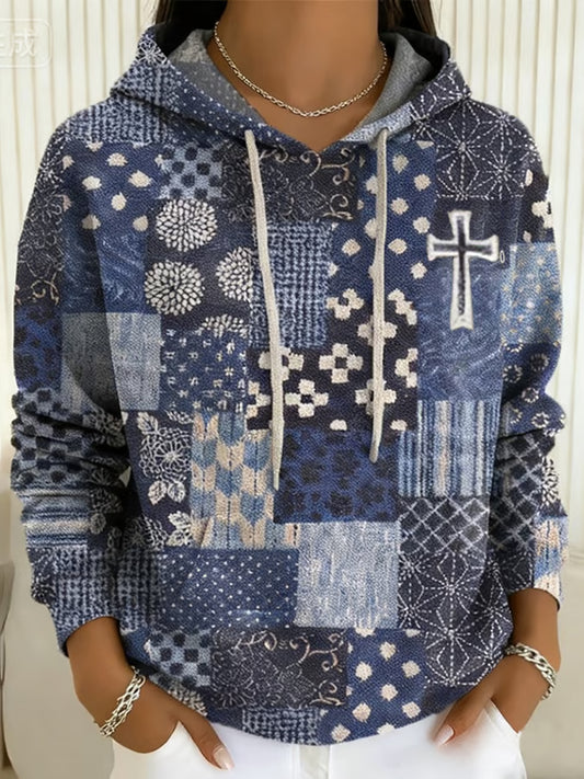 Women's Faith Art Print Hoodie