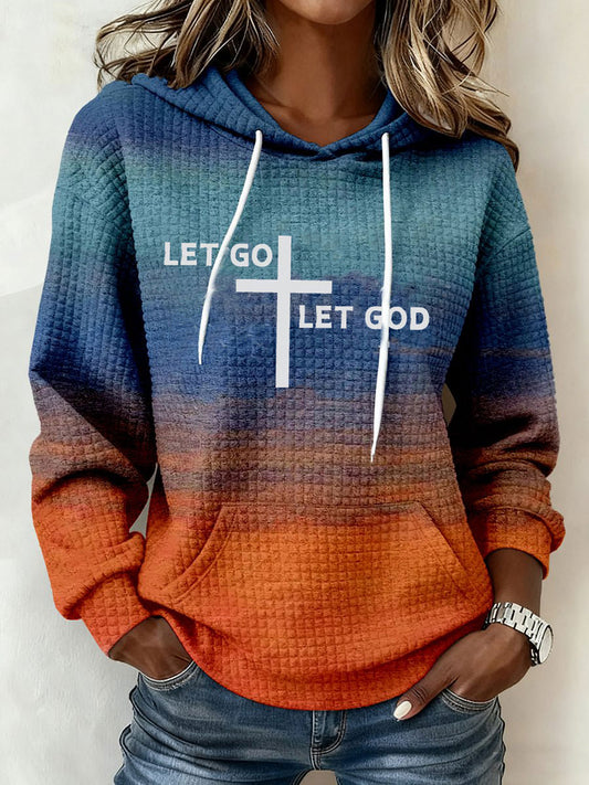 Women's  Let Go Let God Sweatshirt