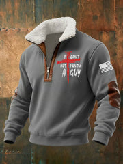 Men's I Can't But I Know A Guy Baggy Zip-up Hoodie