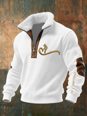 Men's Cross Print Casual Top