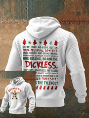 Men's Funny Christmas Printed Hoodie