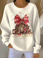 Women's Christmas Printed Sweatshirt