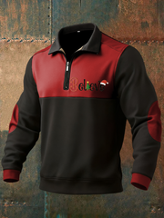 Men's Funny Christmas Believe Printed Sweatshirt