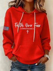 Women's Faith Over Fear Hooded Sweatshirt
