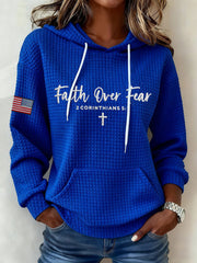 Women's Faith Over Fear Hooded Sweatshirt
