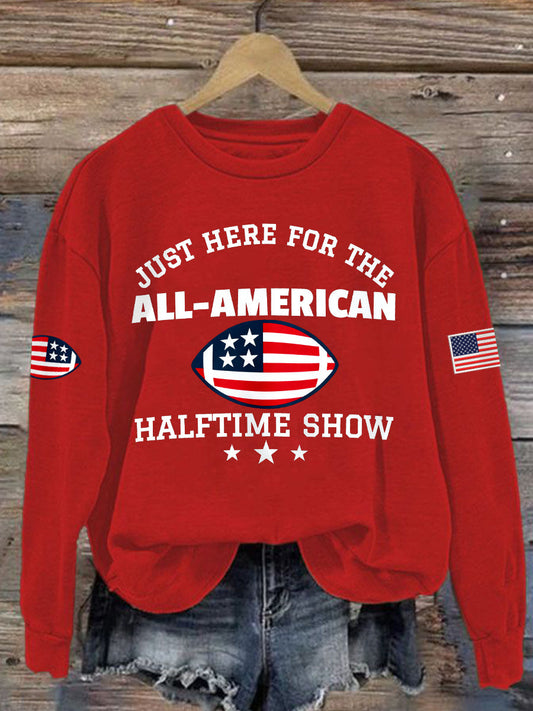 Women's All-American Halftime Show Printed sweatshirt