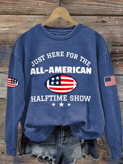 Women's All-American Halftime Show Printed sweatshirt
