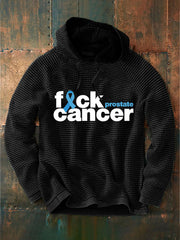 Men's Prostate Cancer Awareness Print Casual Hoodie