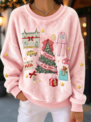 Women's Christmas Flannel Sweatshirts